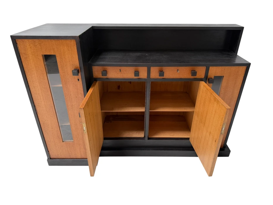 Oak Modernist Art Deco Sideboard or Credenza by Cor Alons, 1927